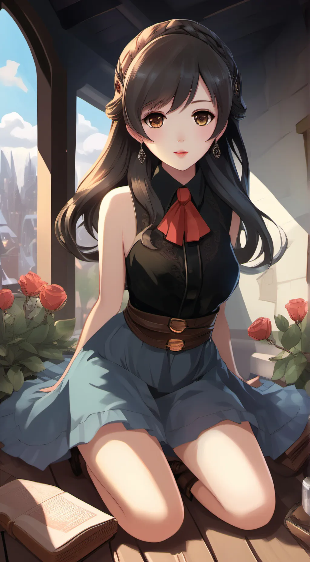 ai character: Olivia background