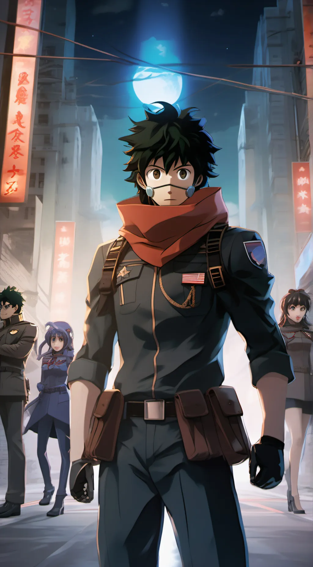 ai character: future deku background