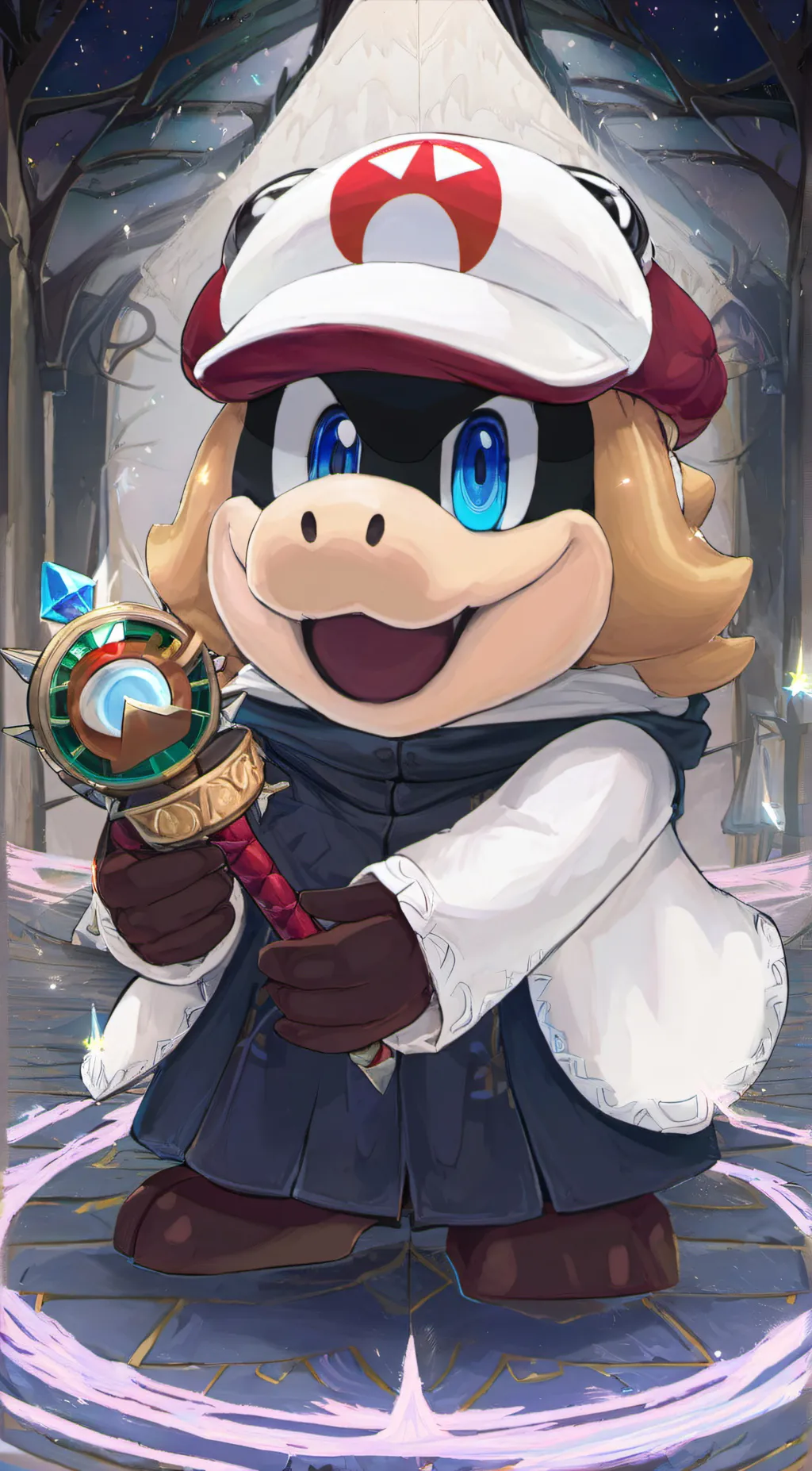 ai character: Kamek background