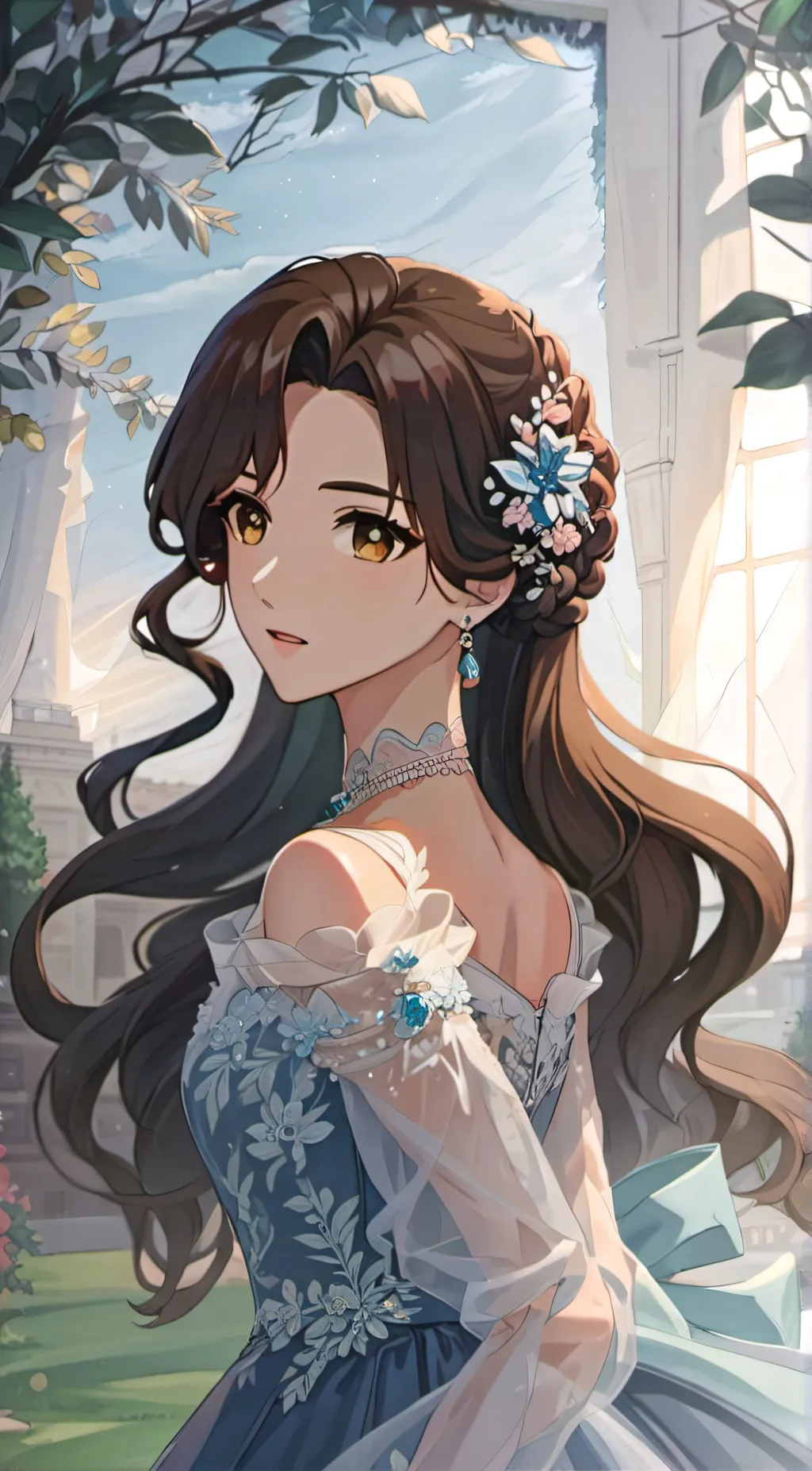 ai character: Celeste background