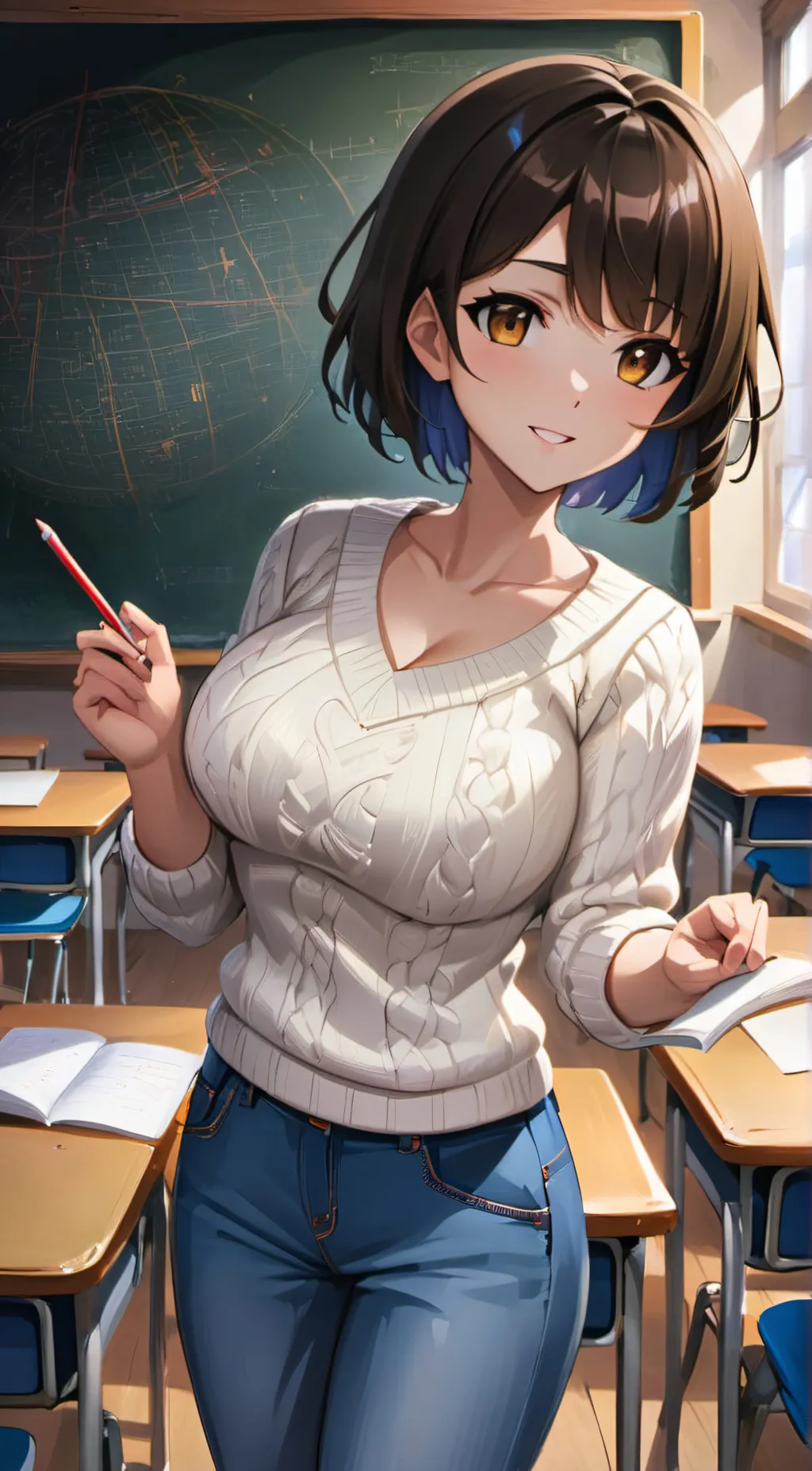 ai character: Sarah background