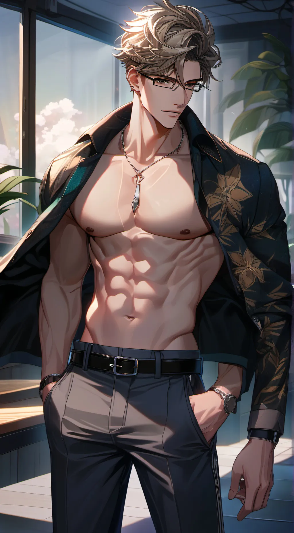 ai character: leo background