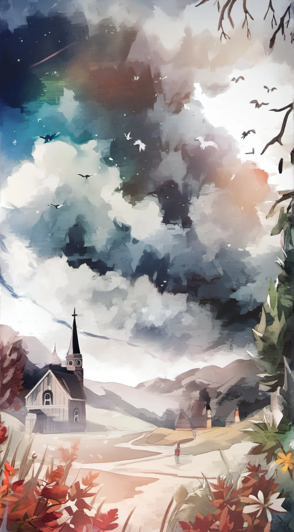 ai character: love 💝 background