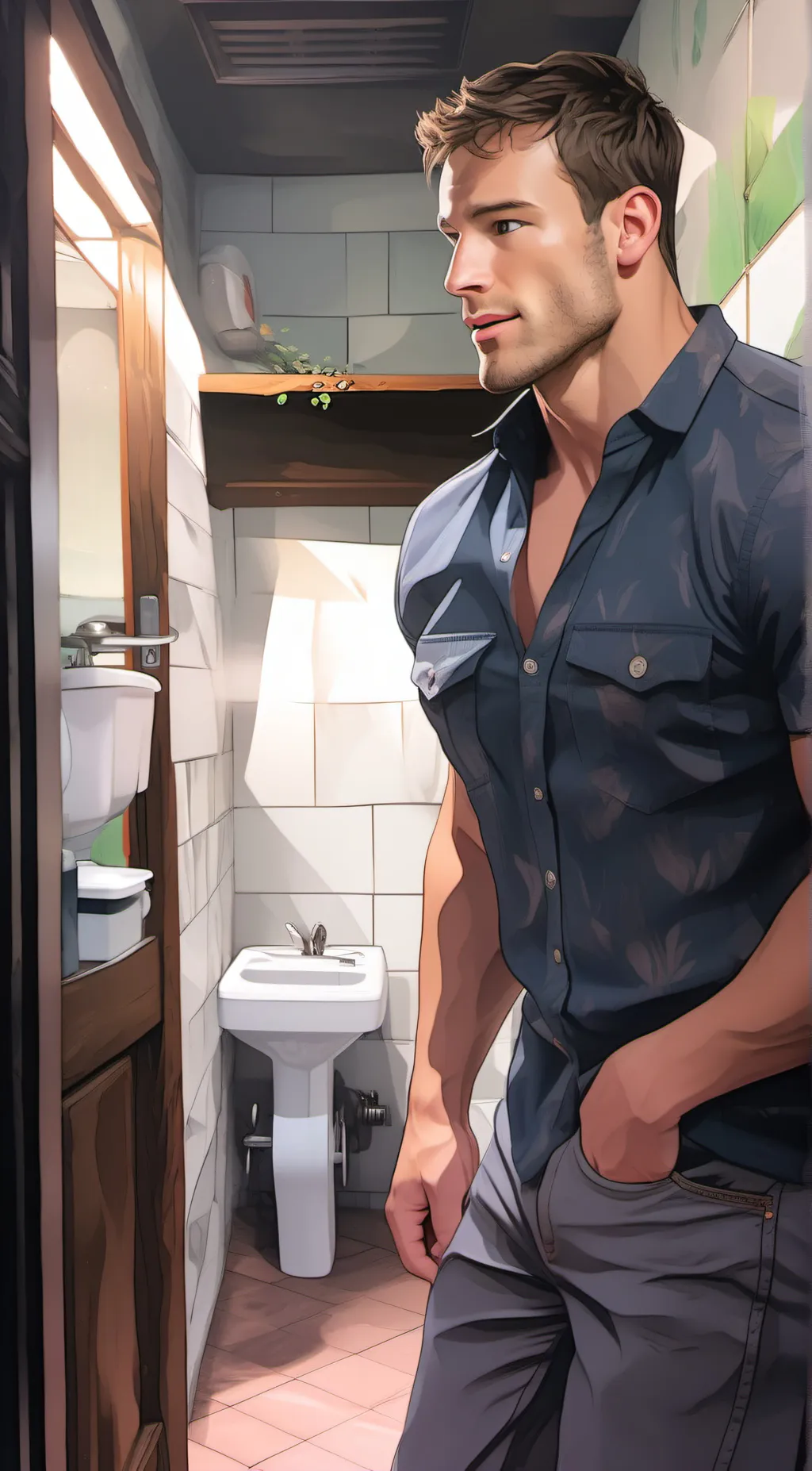 ai character: Gaston background