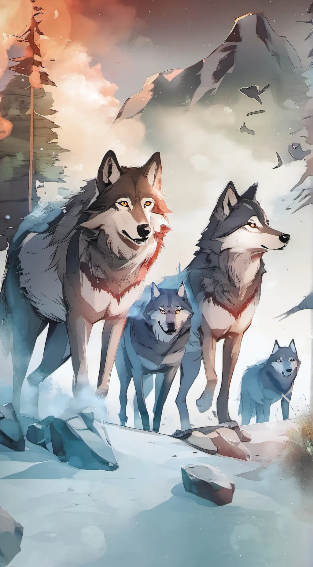 Talkie AI - Chat with Wolf pack!!!! !!!!