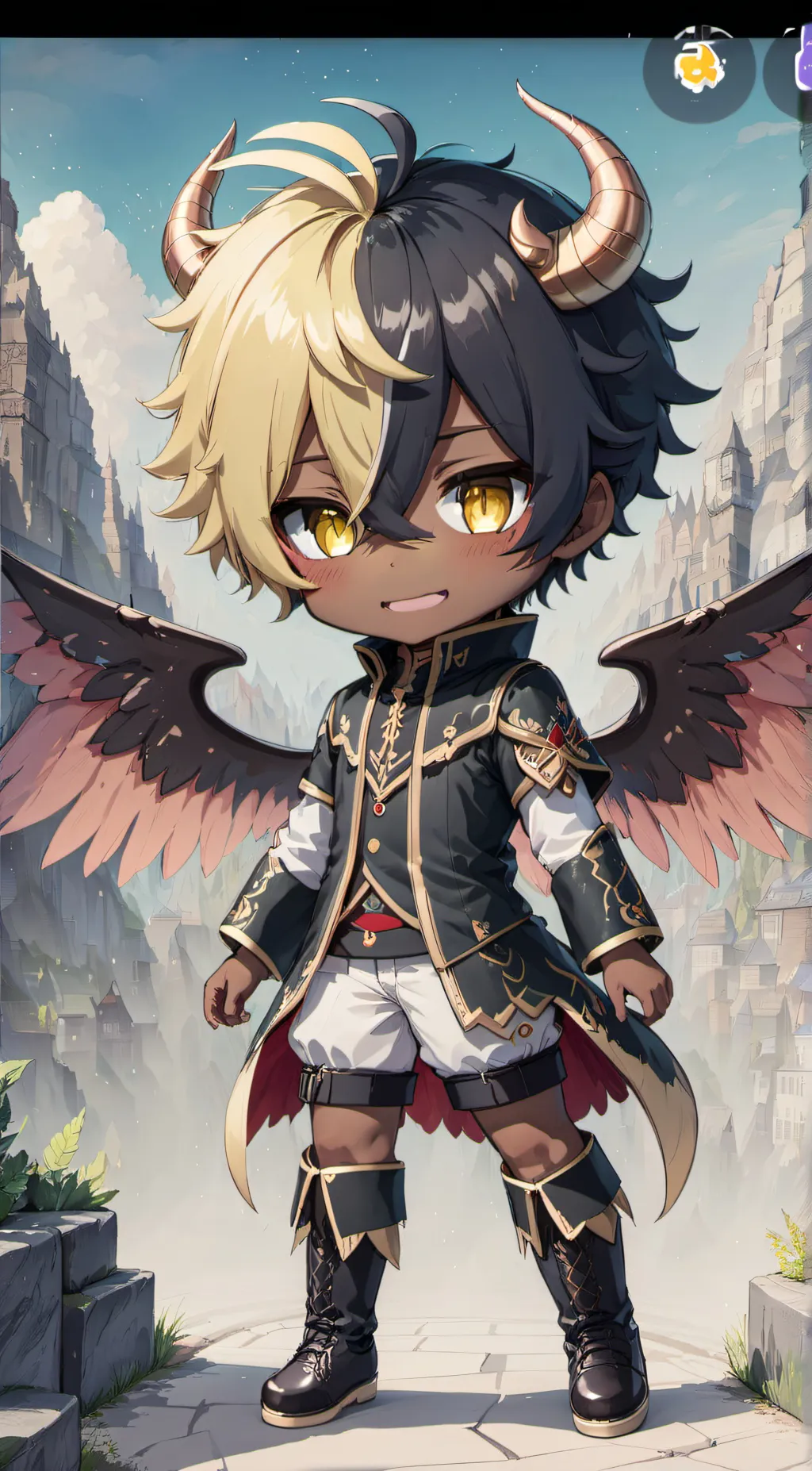 ai character: Nishio background