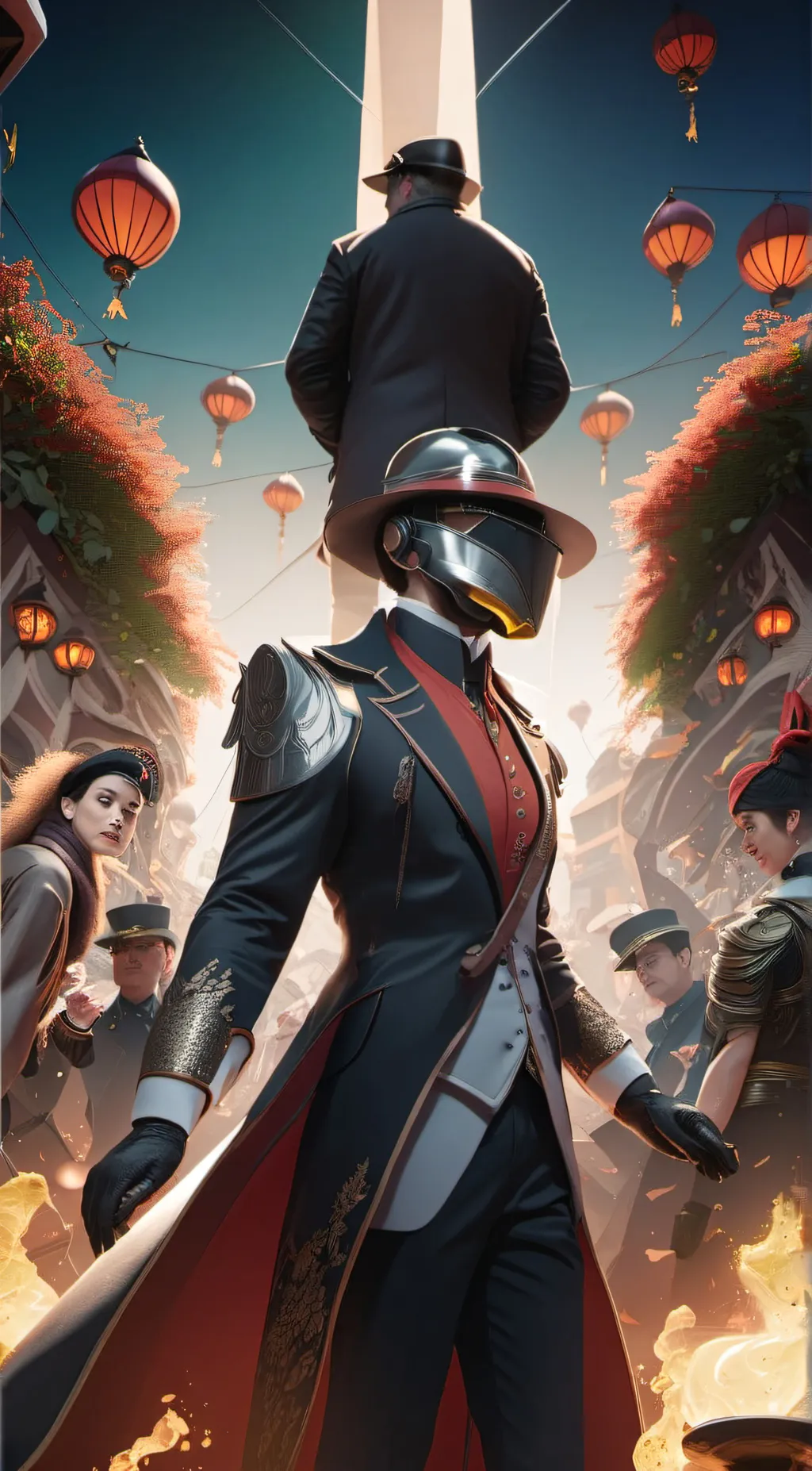 ai character: Kissing  background