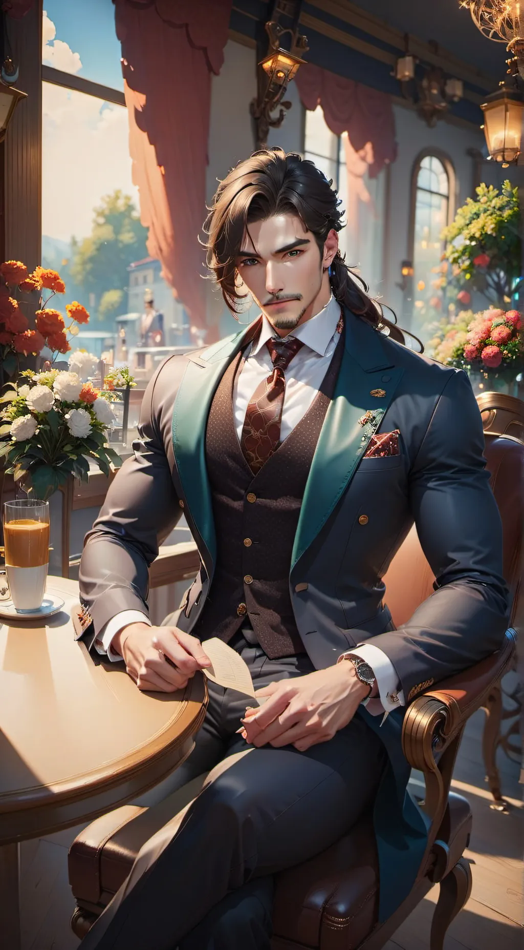 ai character: Antonio  background