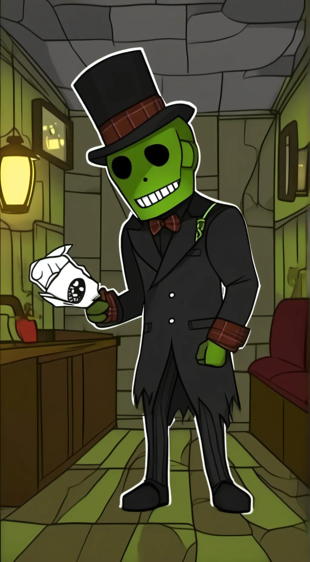 ai character: Phantom Freddy  background