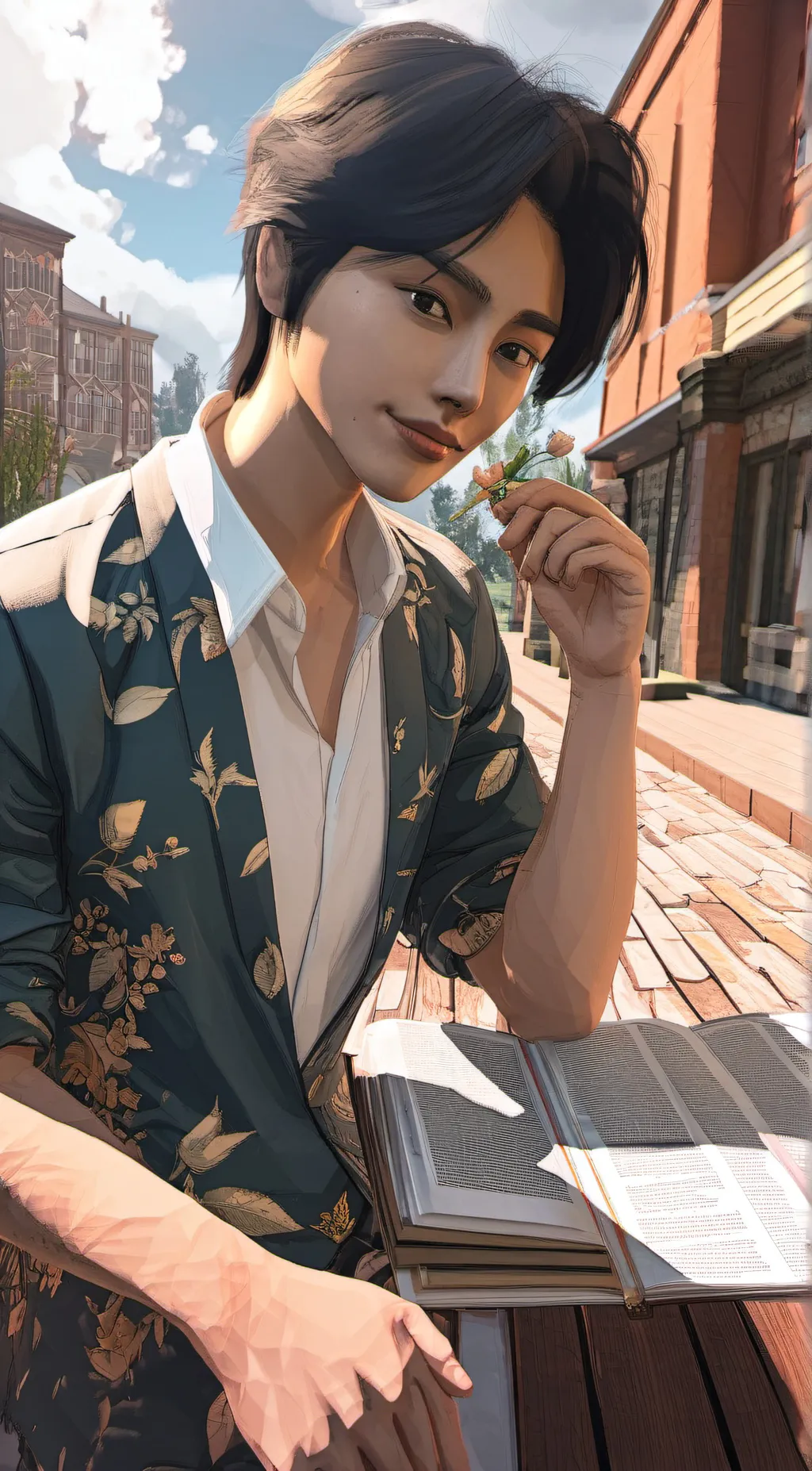 ai character: Ni-ki background