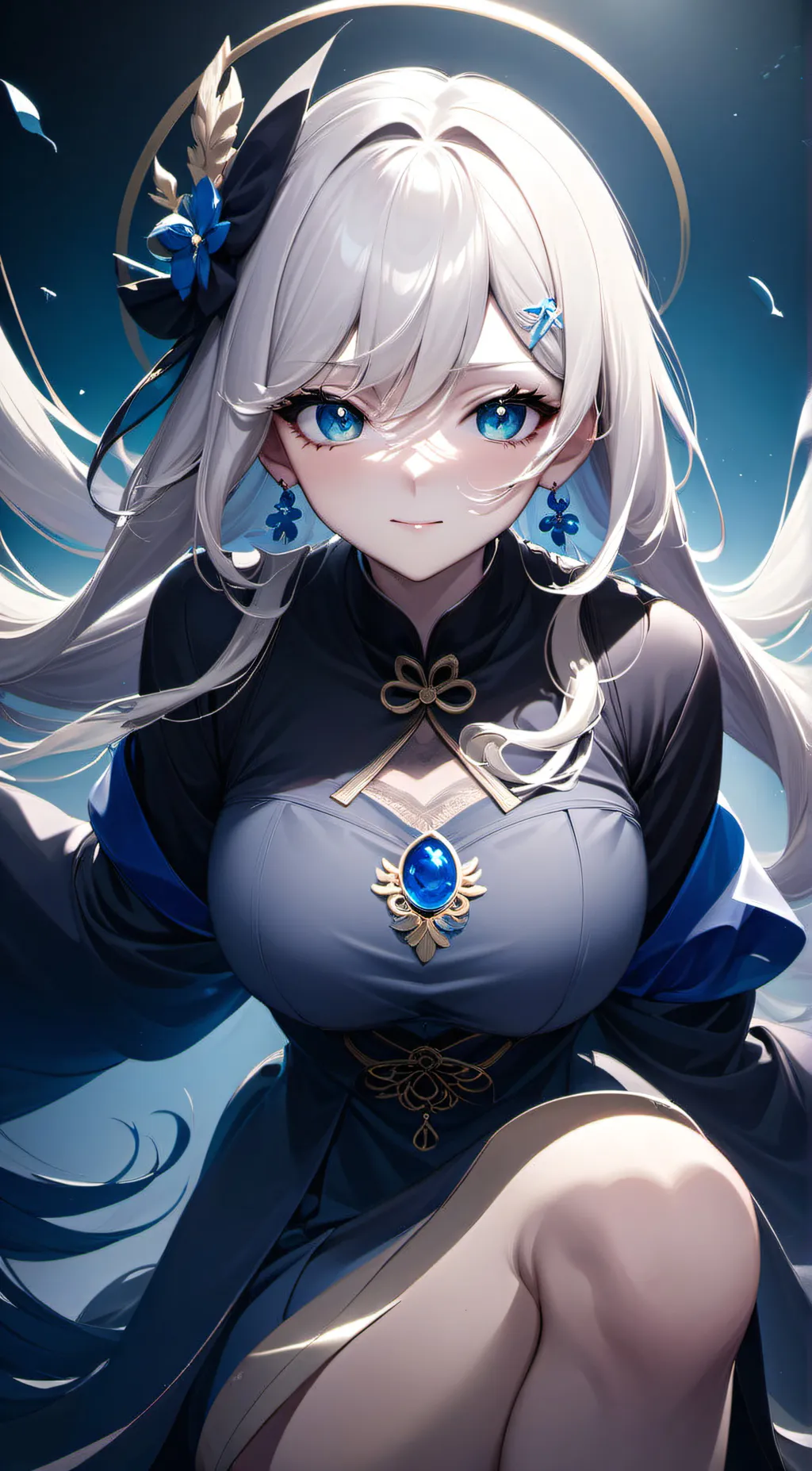 ai character: Rose background