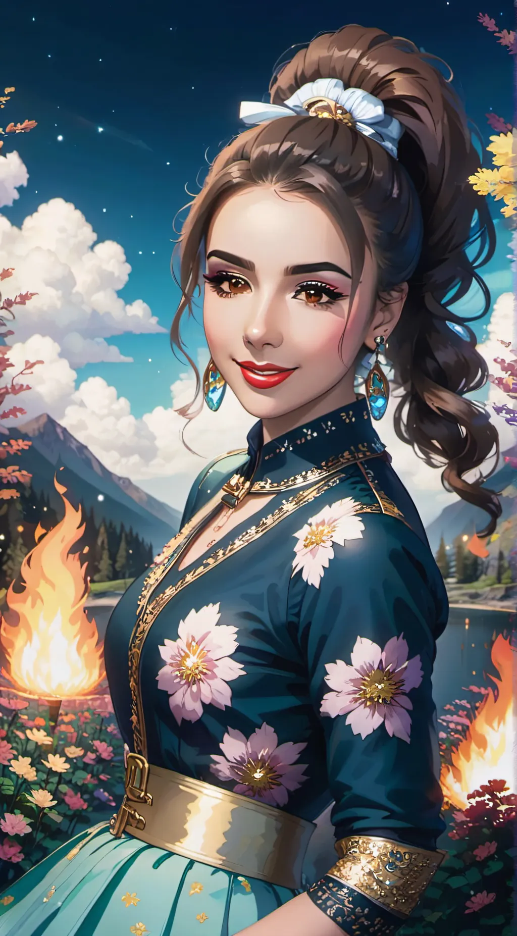 ai character: deni background