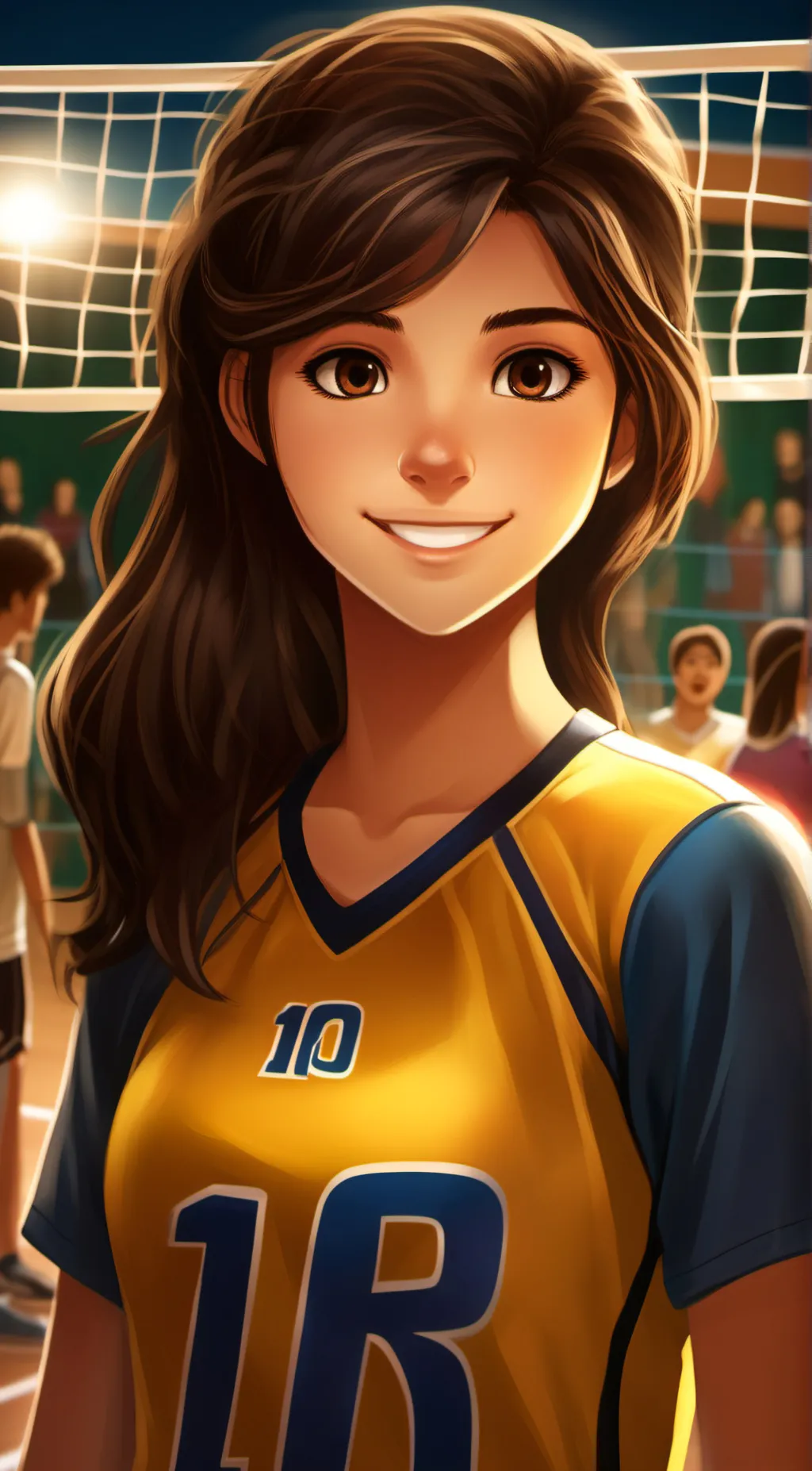 ai character: Melody background