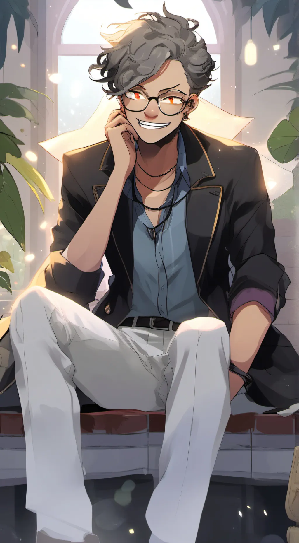 ai character: Onyx background