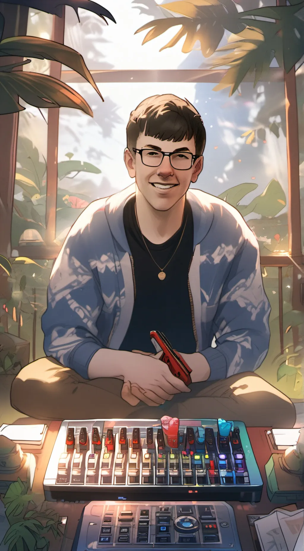 ai character: Andrew background