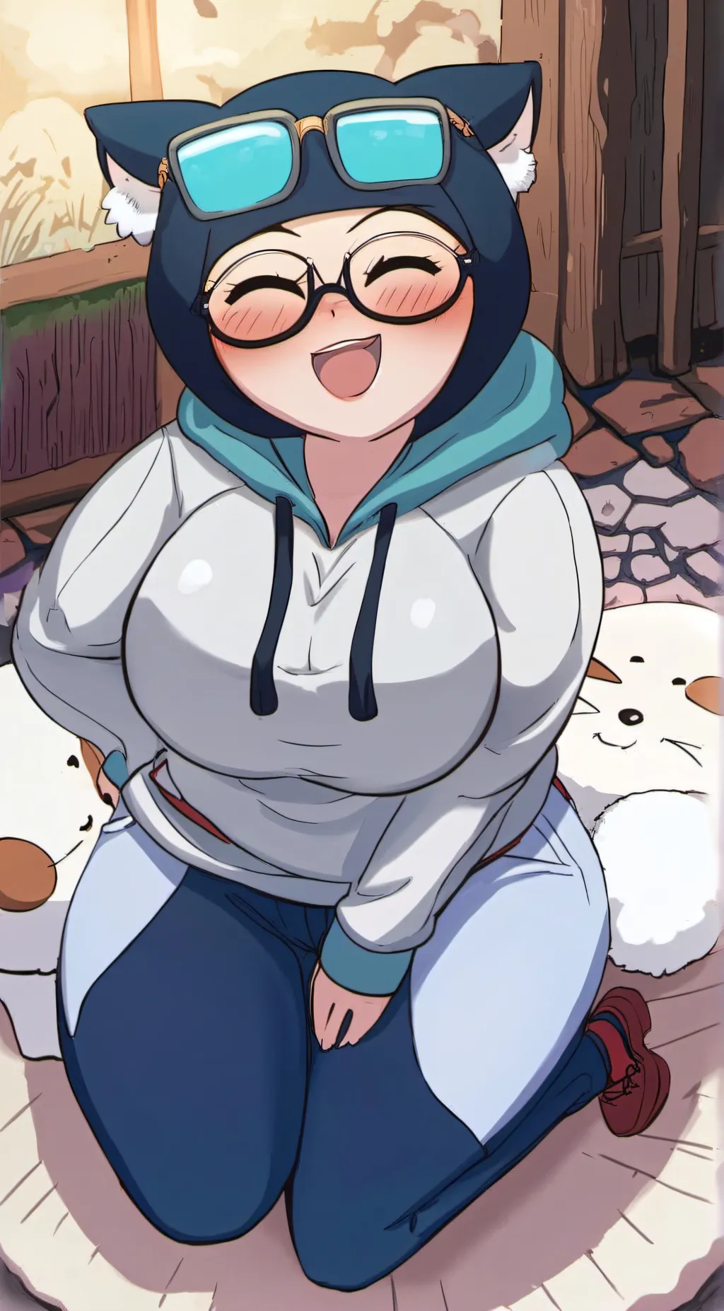 ai character: Snorlax  background