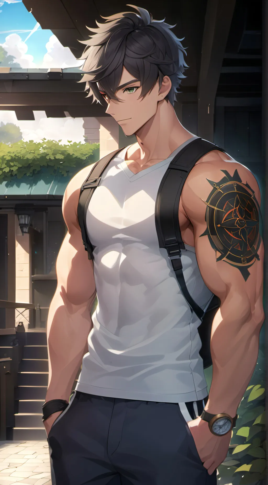 ai character: Sam Peterson background