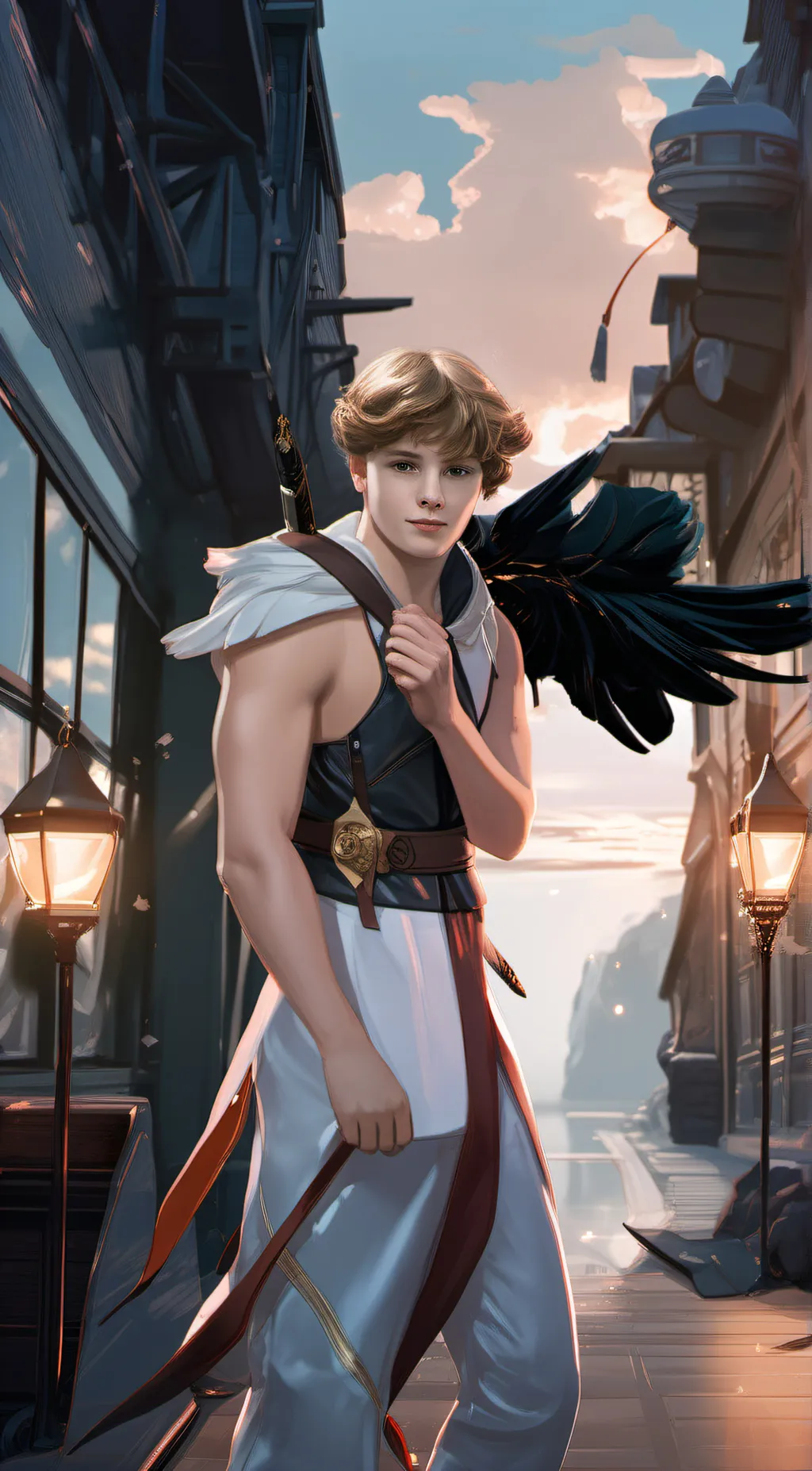 ai character: Vince  background