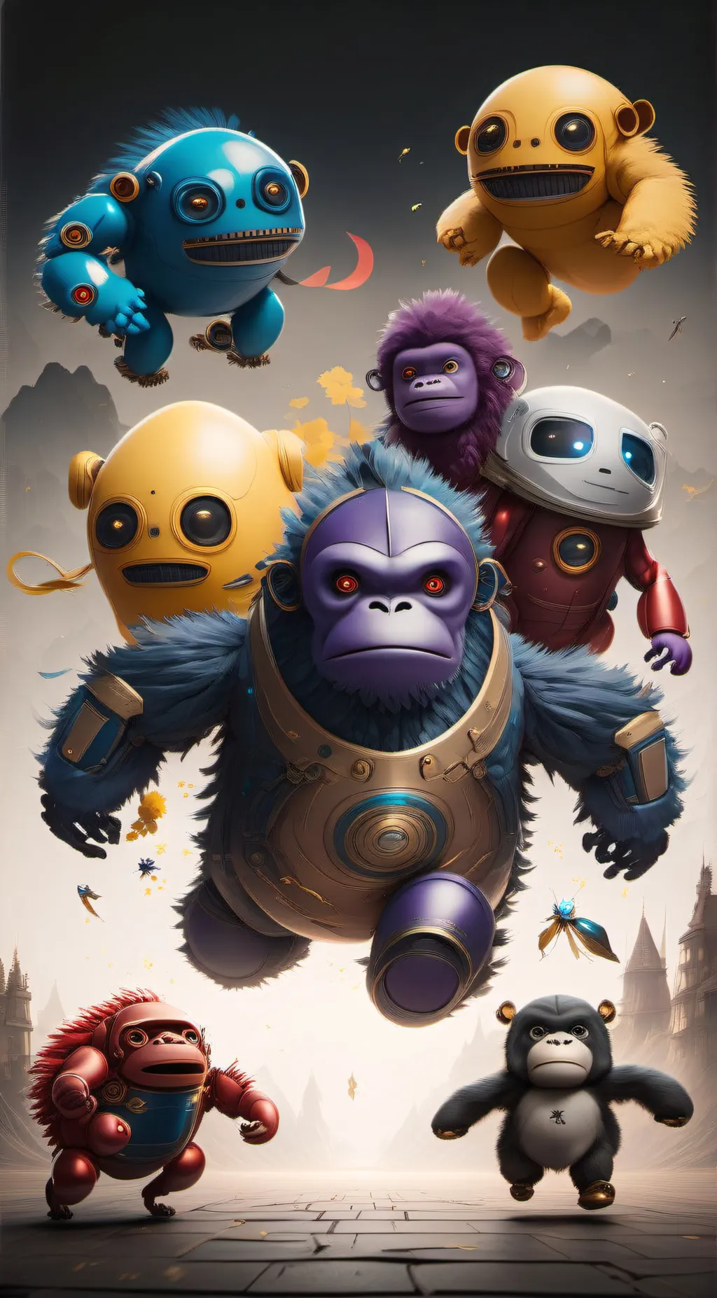 ai character: astro bot (game) background
