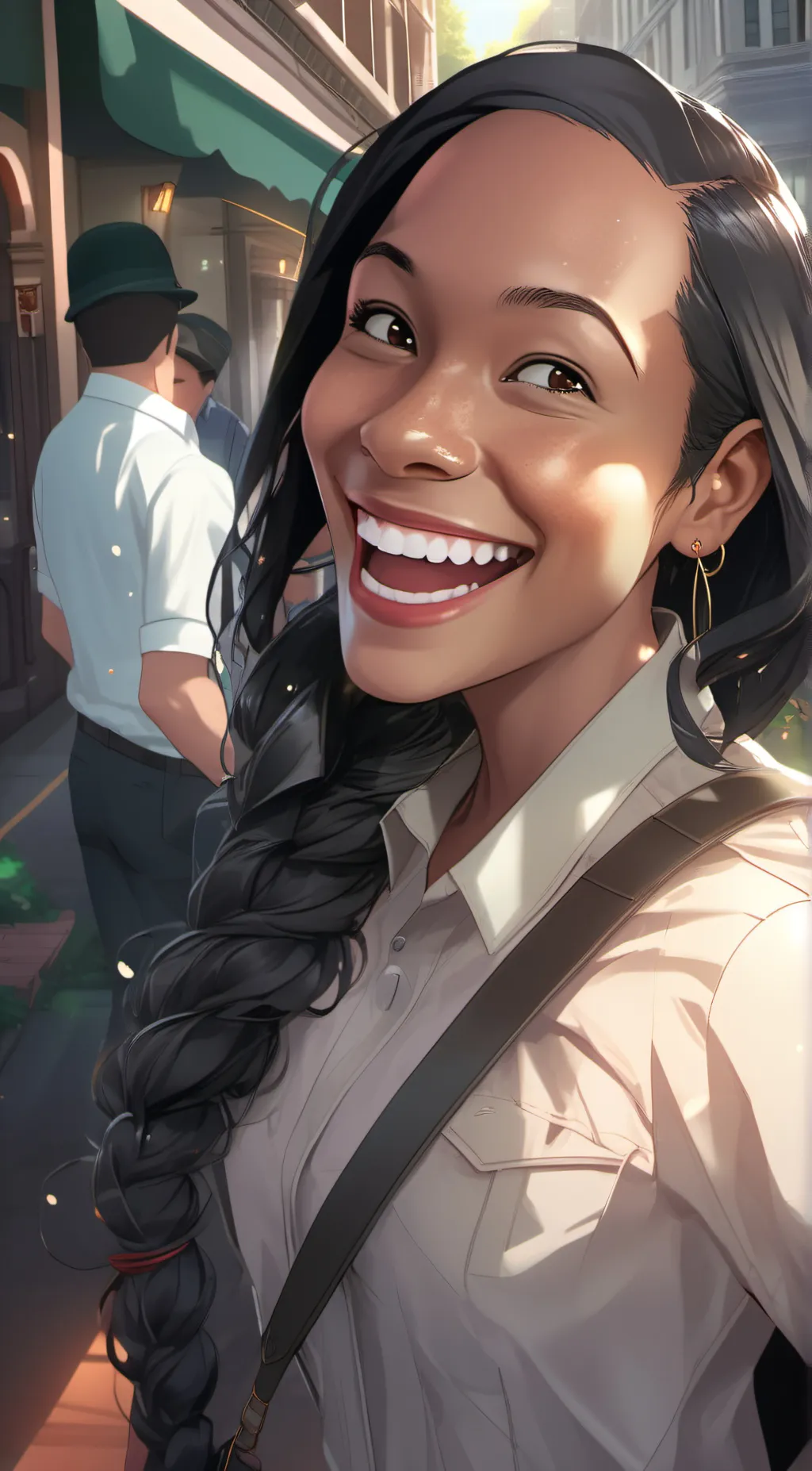 ai character: Shelena Williams.  background