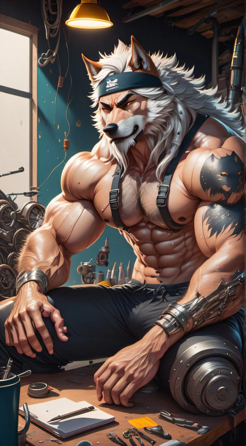 ai character: Gabriel Wulfbeast background
