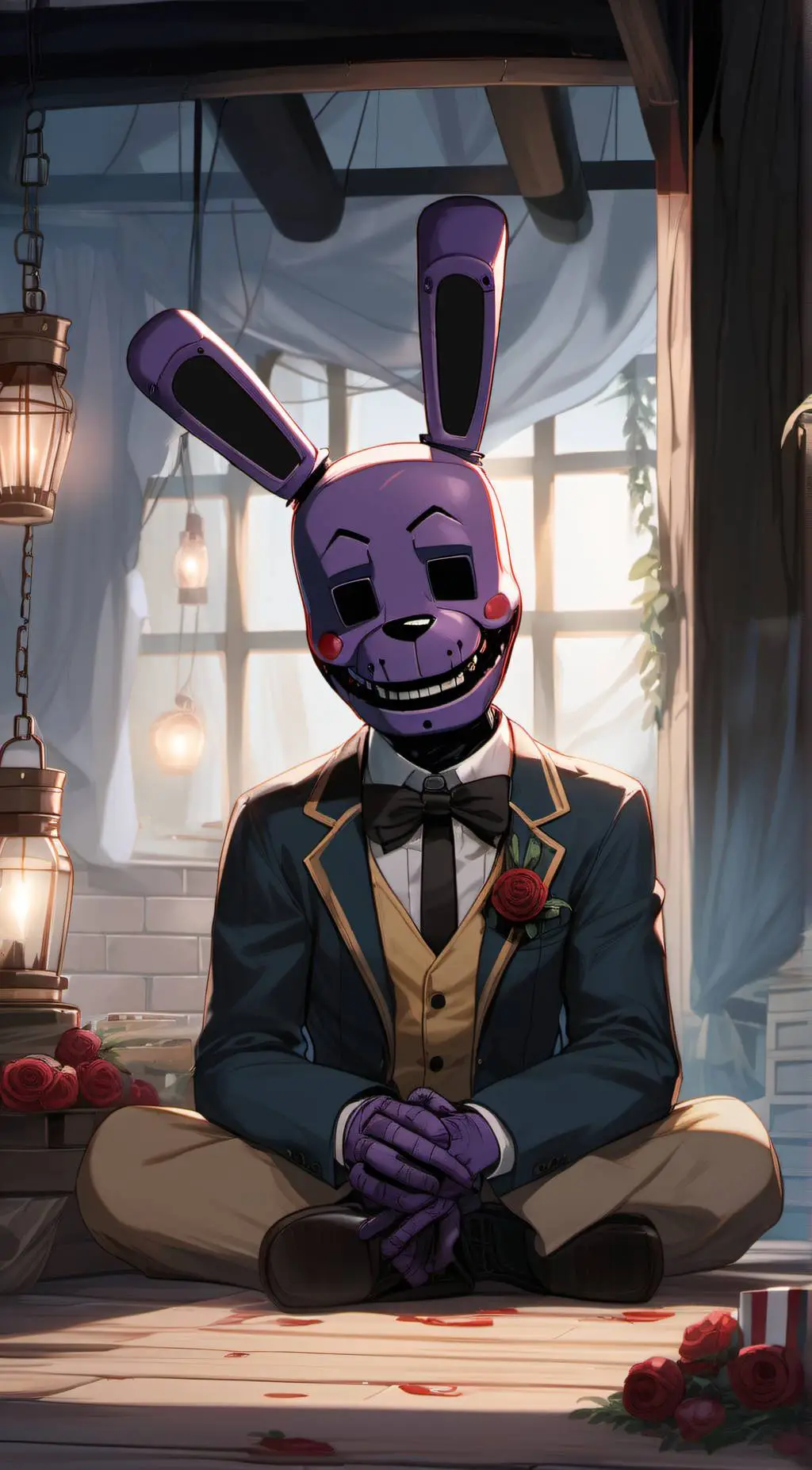 ai character: William Afton  background