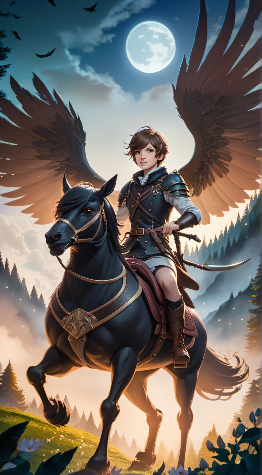 ai character: Aria Knight background