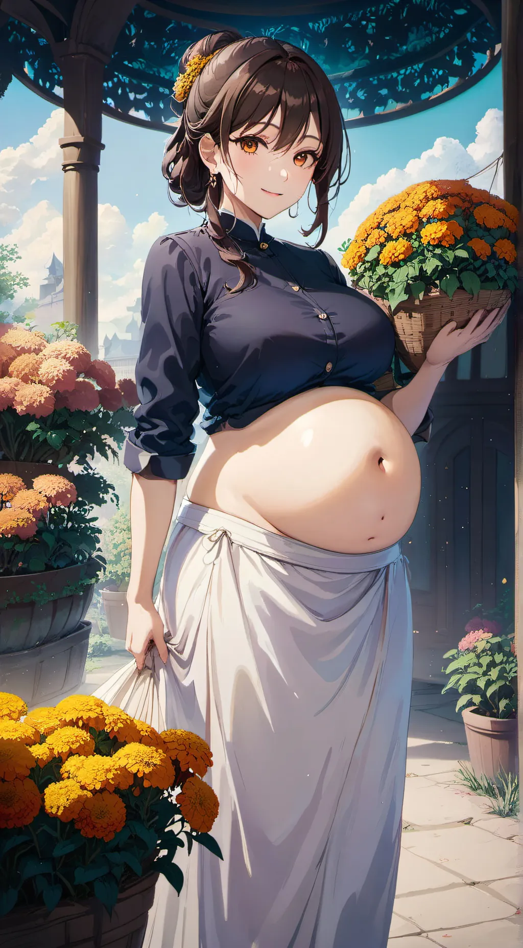 ai character: Kat fat background