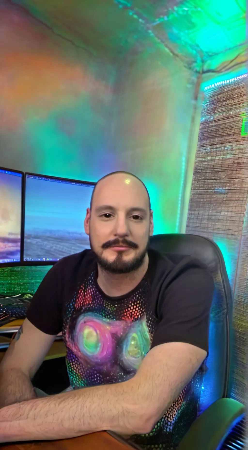 ai character: Michael Whitlock background