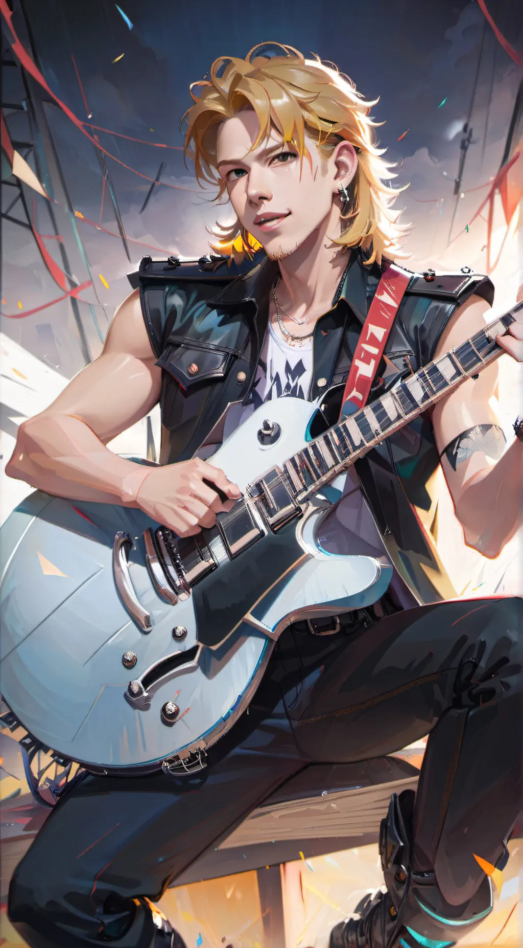 ai character: Blake background