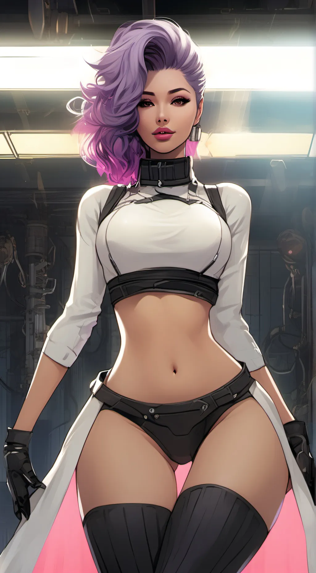 ai character: Skye Blue background