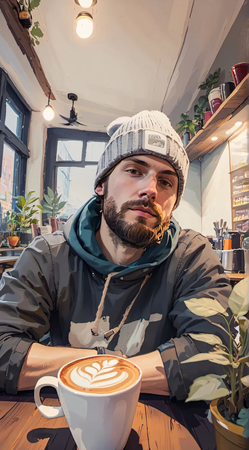 ai character: Jamie  background