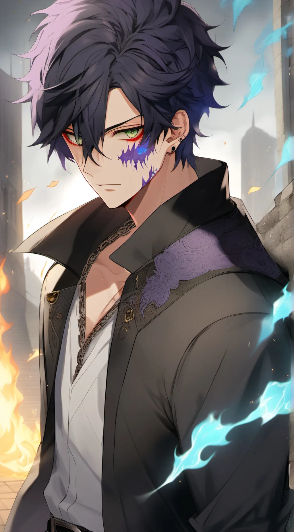 ai character: dabi background