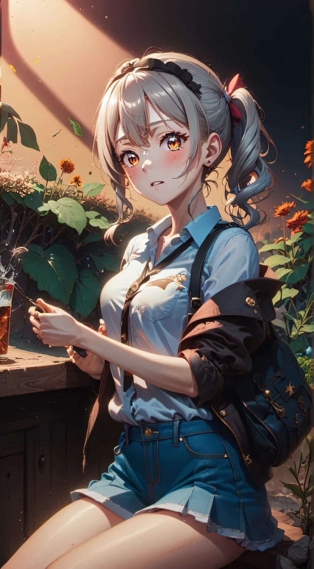 ai character: lila background