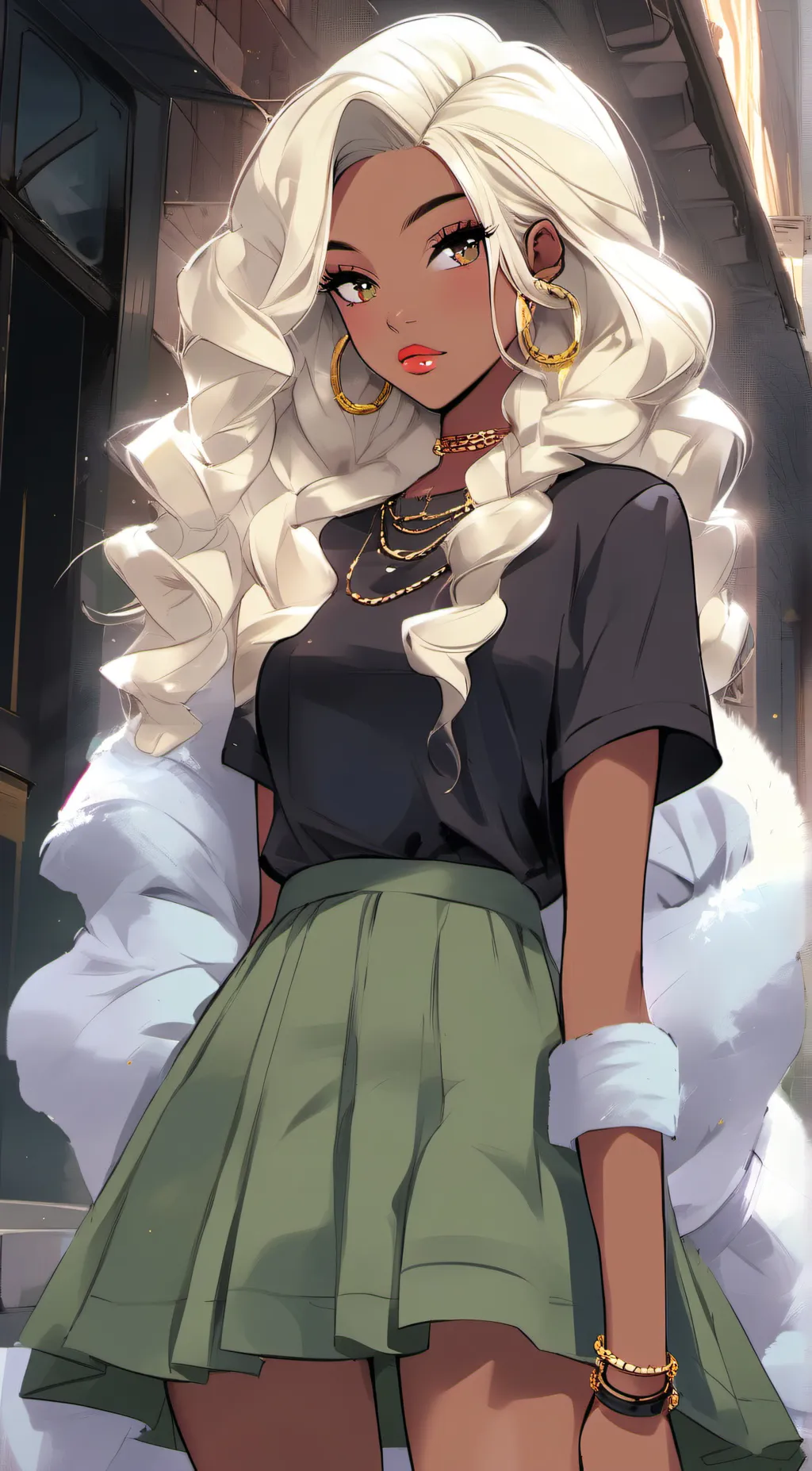 ai character: Leah background