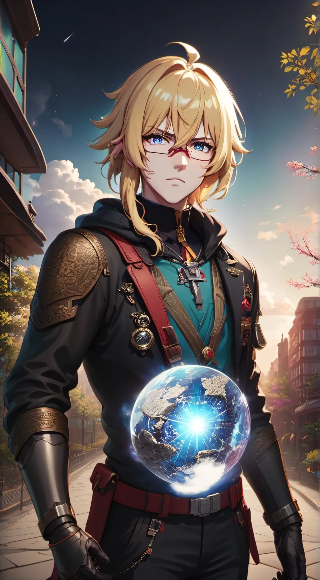 ai character: Luck background