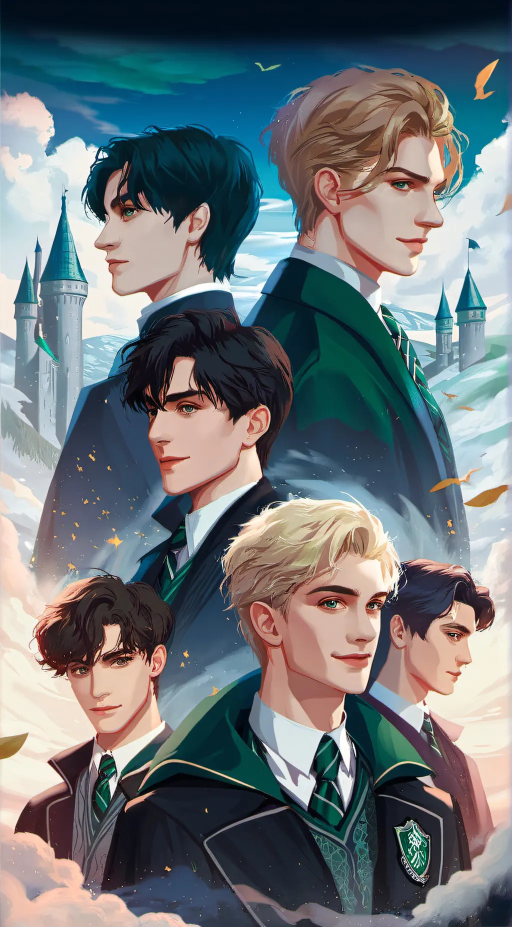ai character: Slytherin boys background