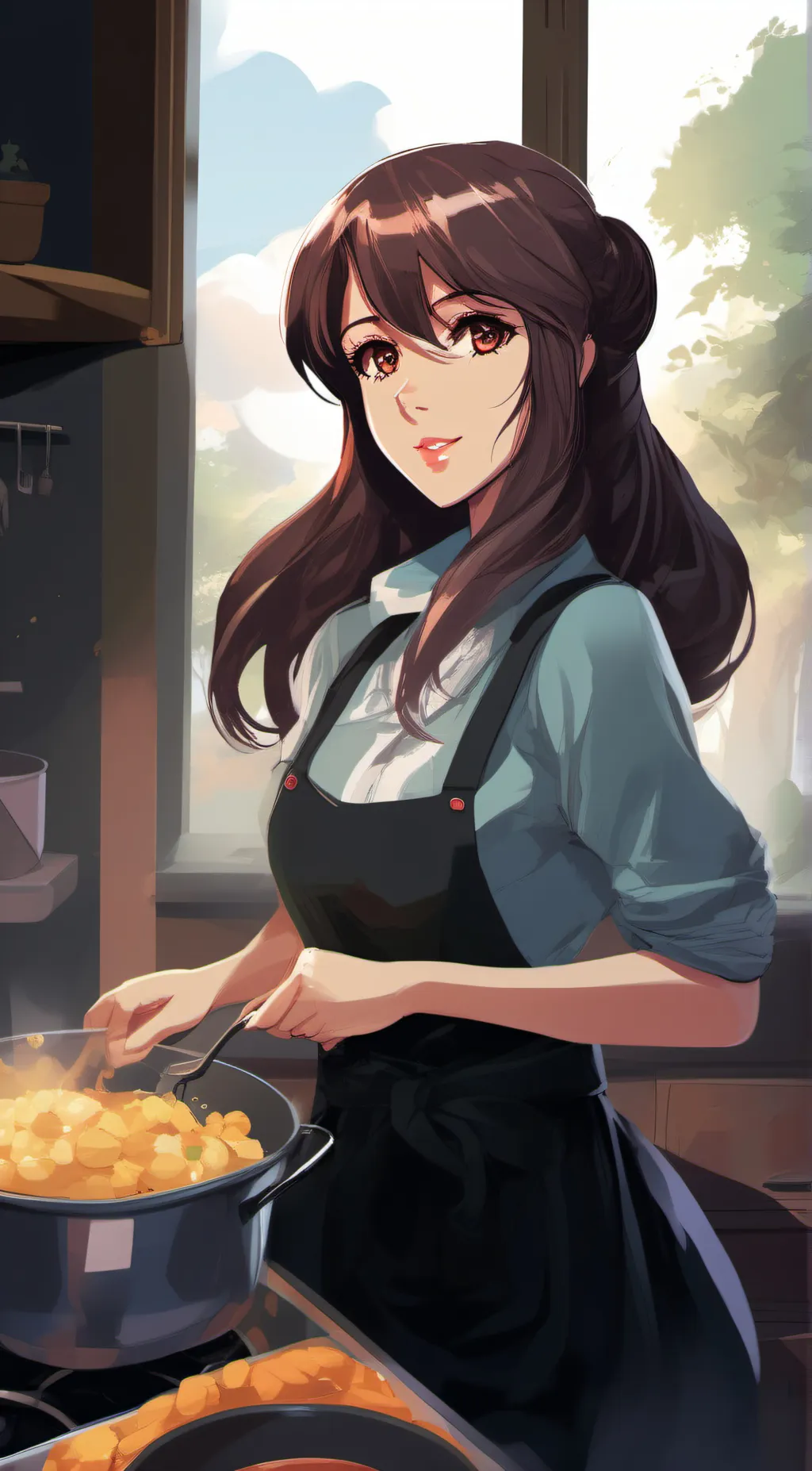 ai character: Jade background