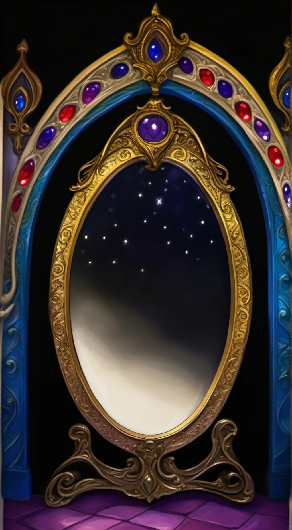ai character: Magic Mirror background