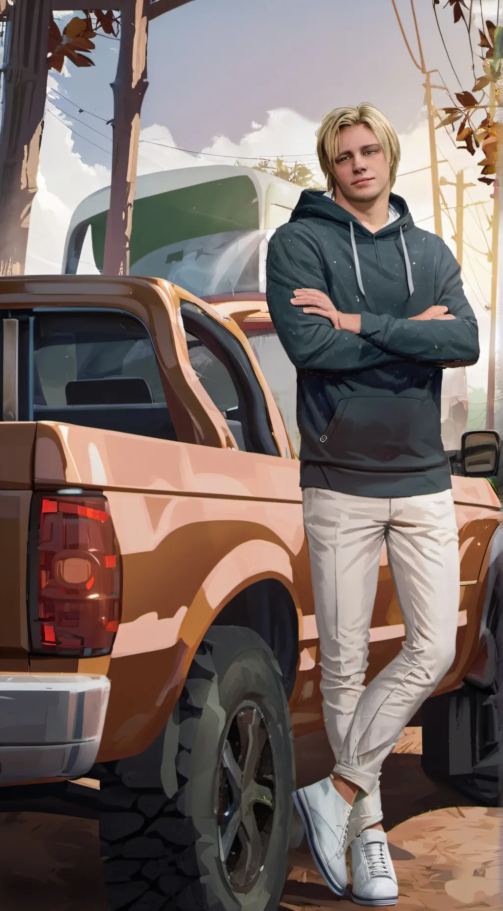 ai character: Noah  background