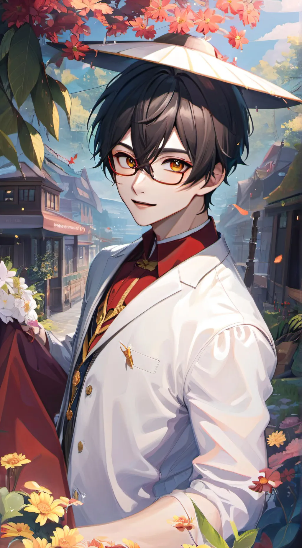 ai character: Super dumb background