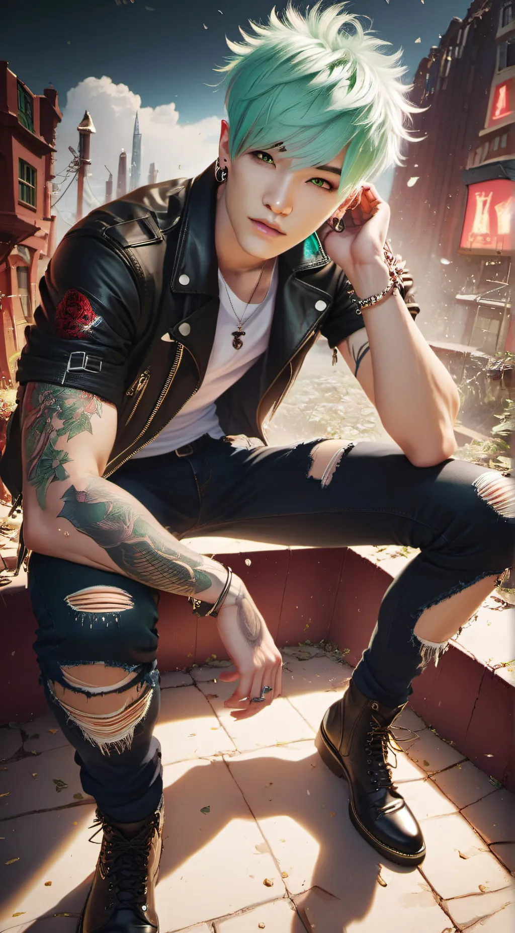 ai character: yoongi background