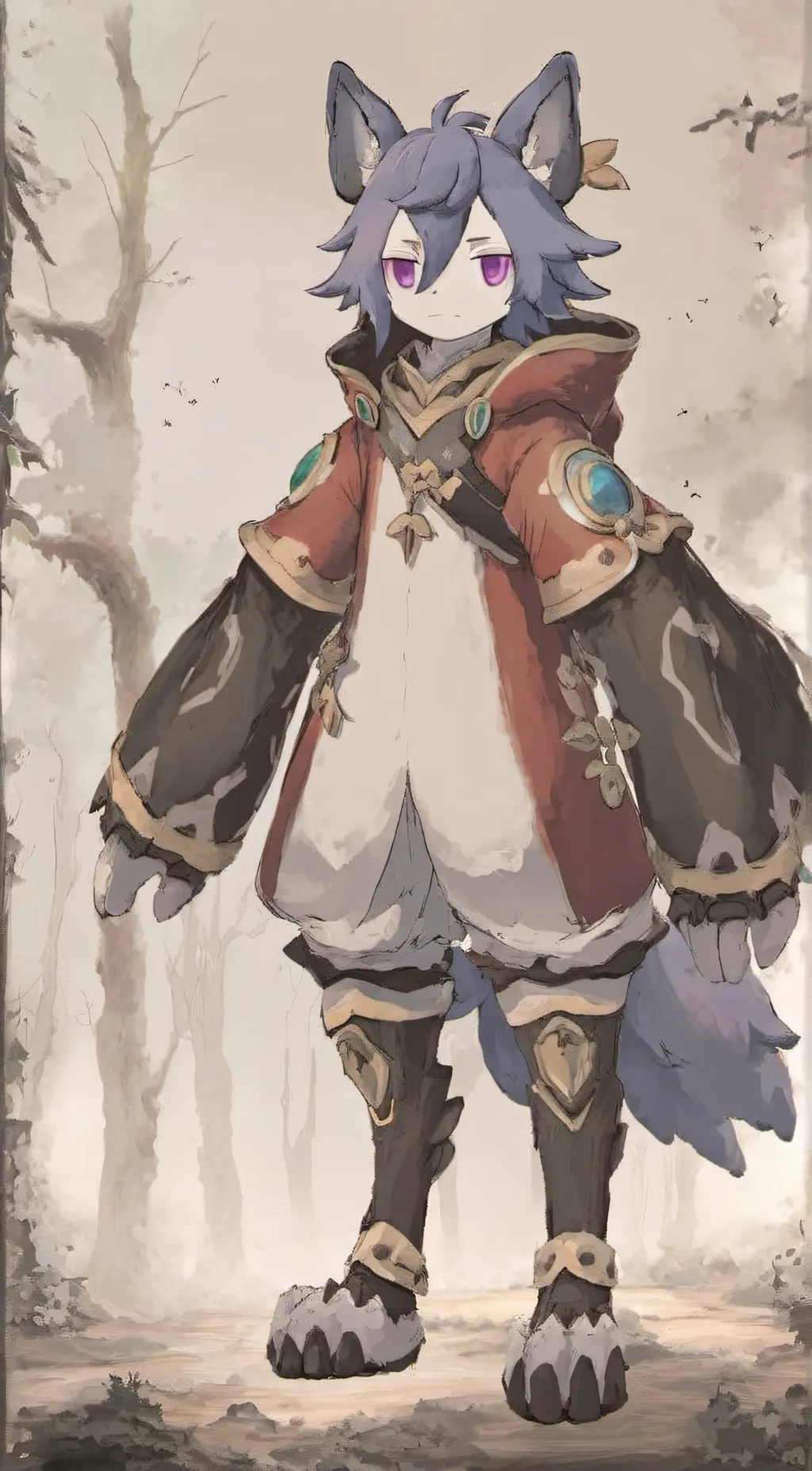 ai character: Meru background