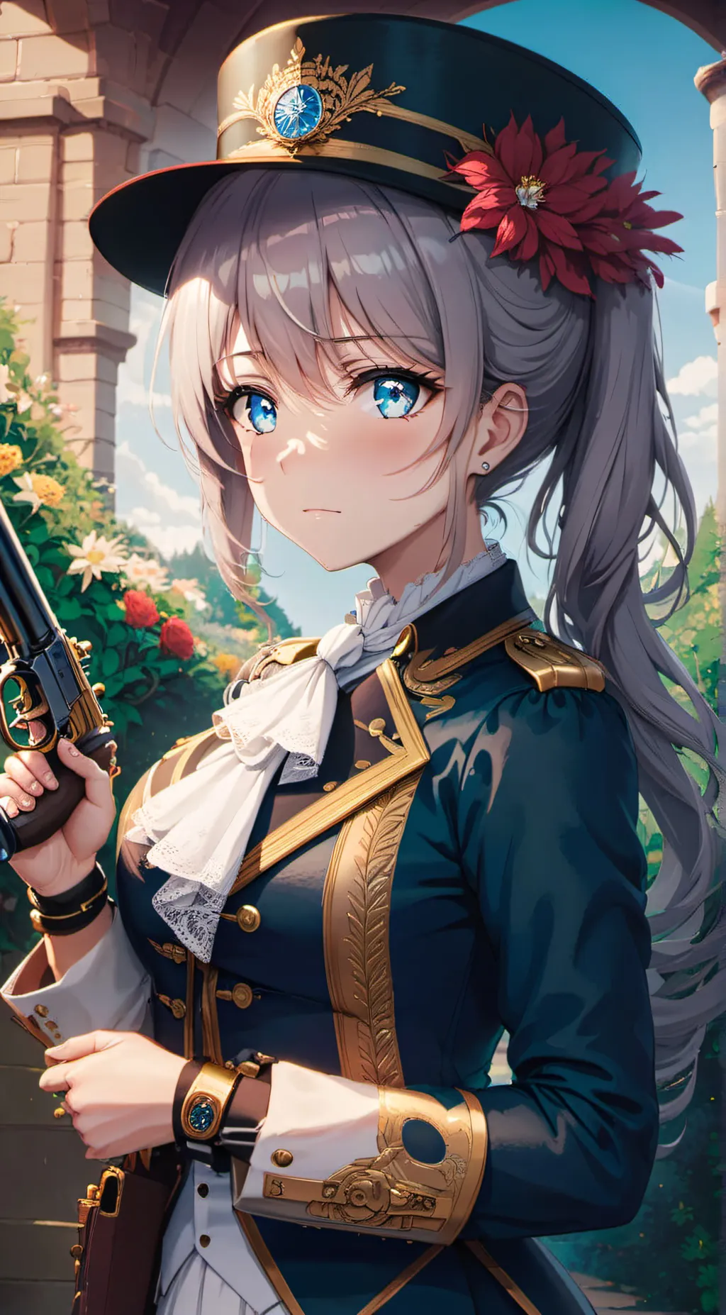 ai character: 西尔维娅 background