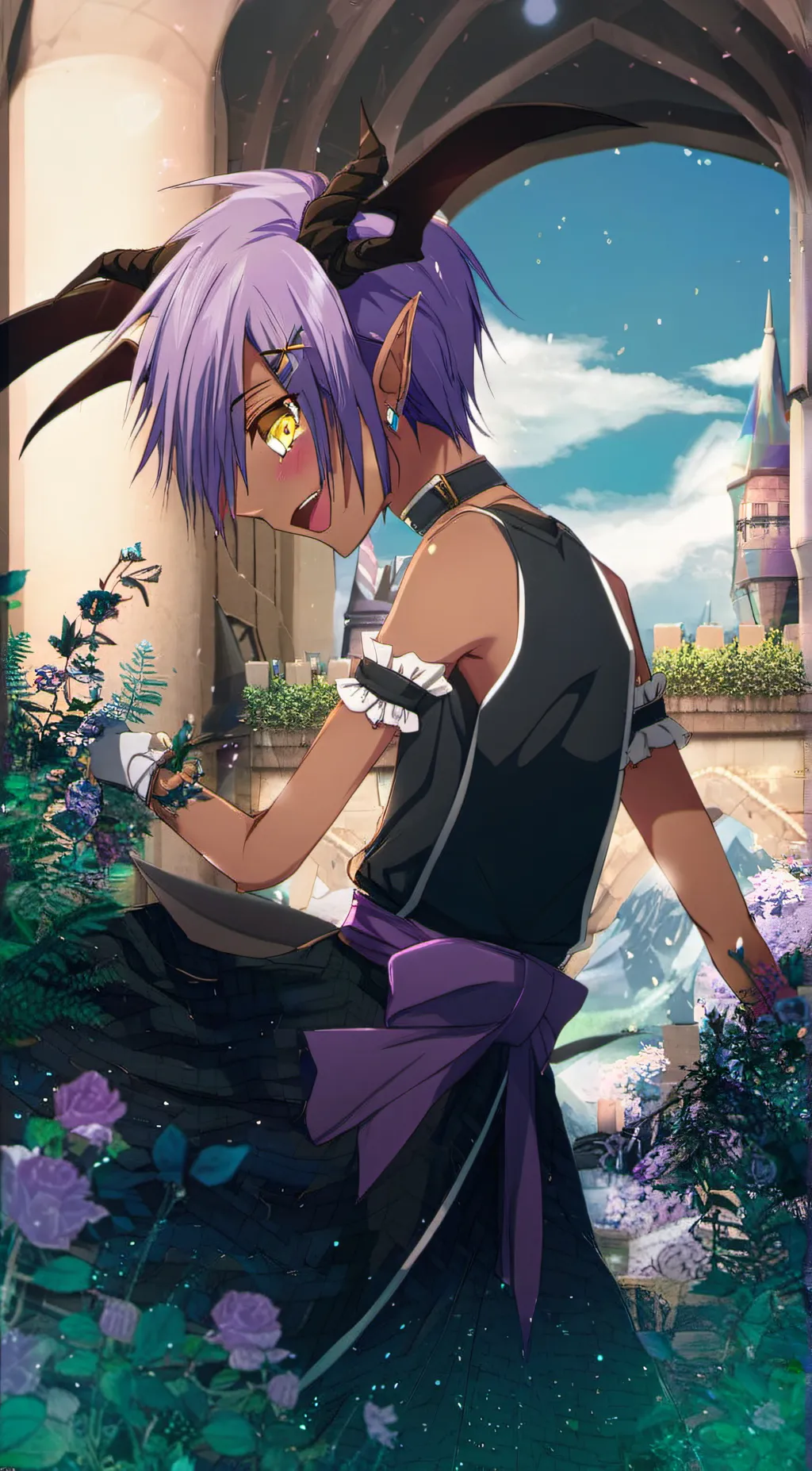 ai character: Horus background