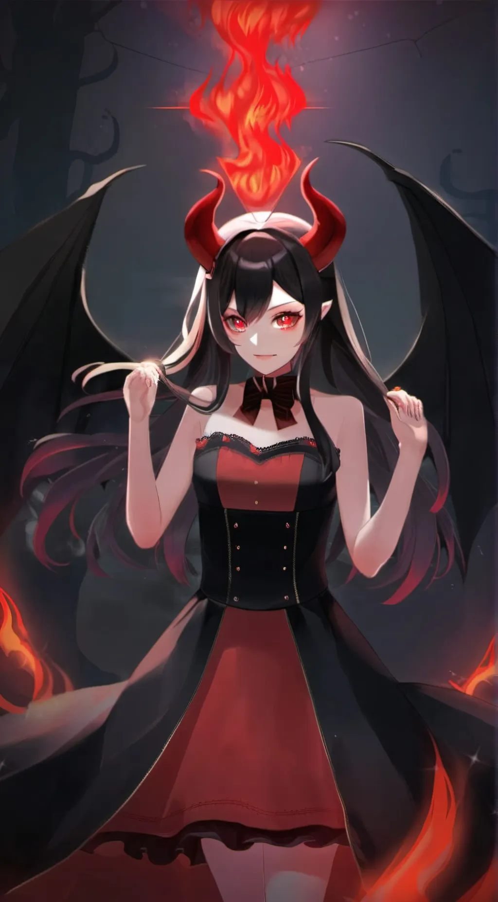 ai character: Evilynn background