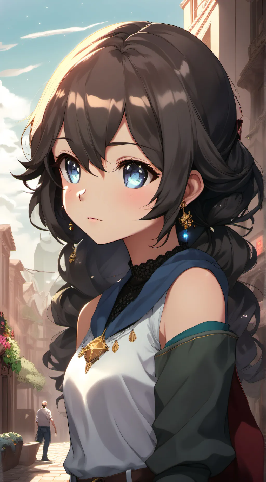 ai character: earth bb background