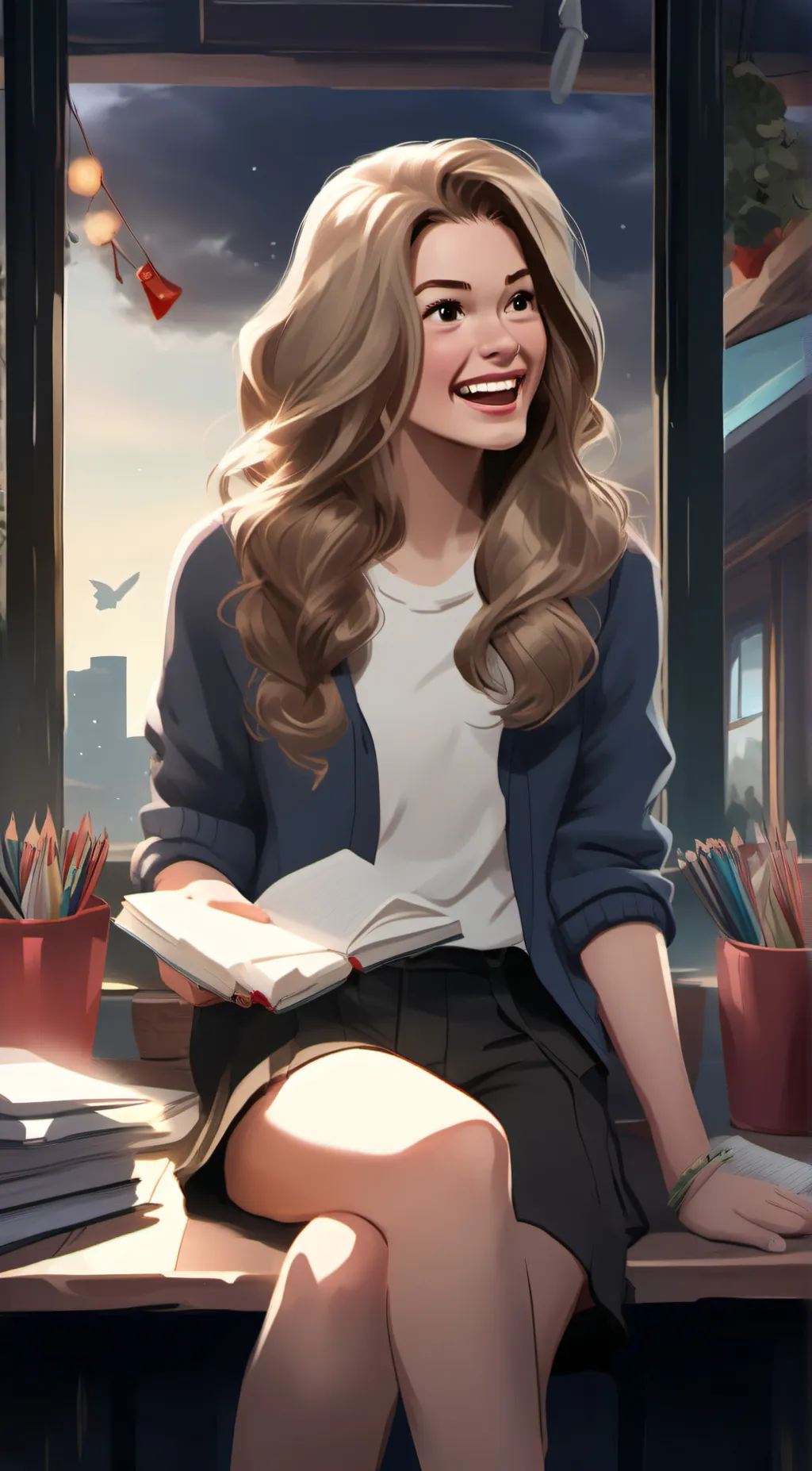 ai character: Delilah miller background