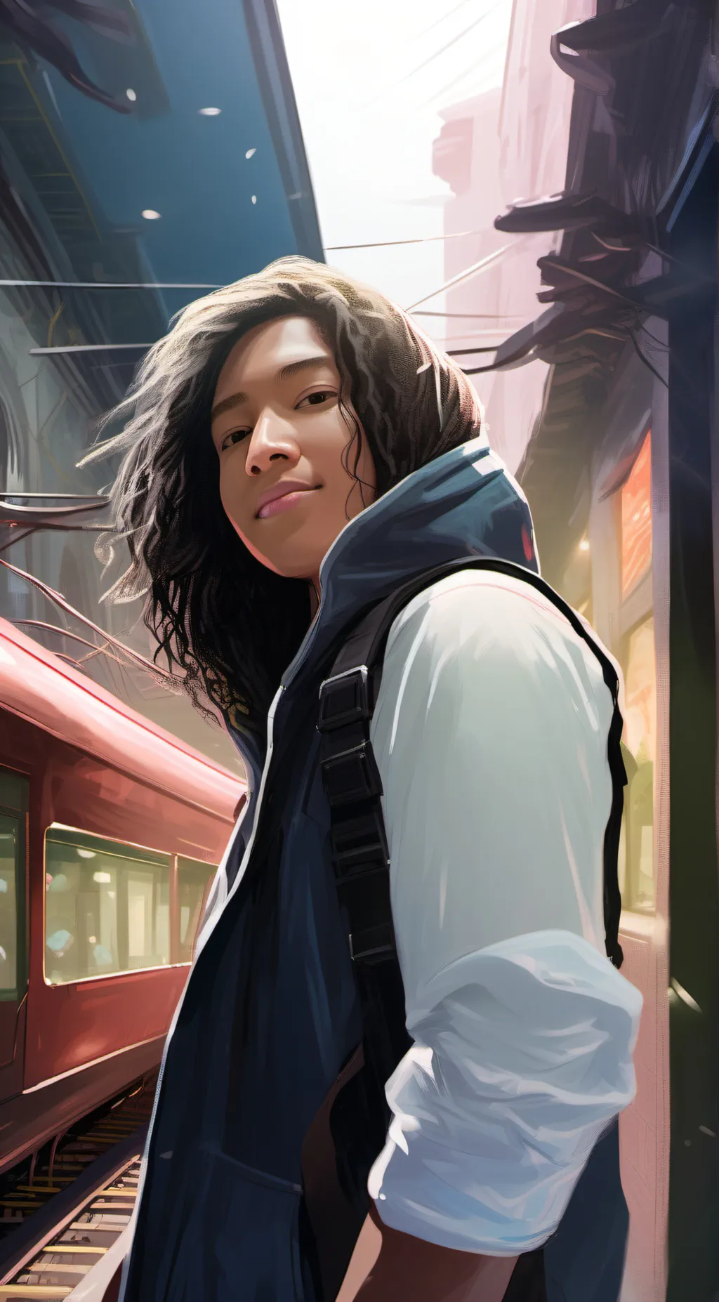 ai character: Ash background