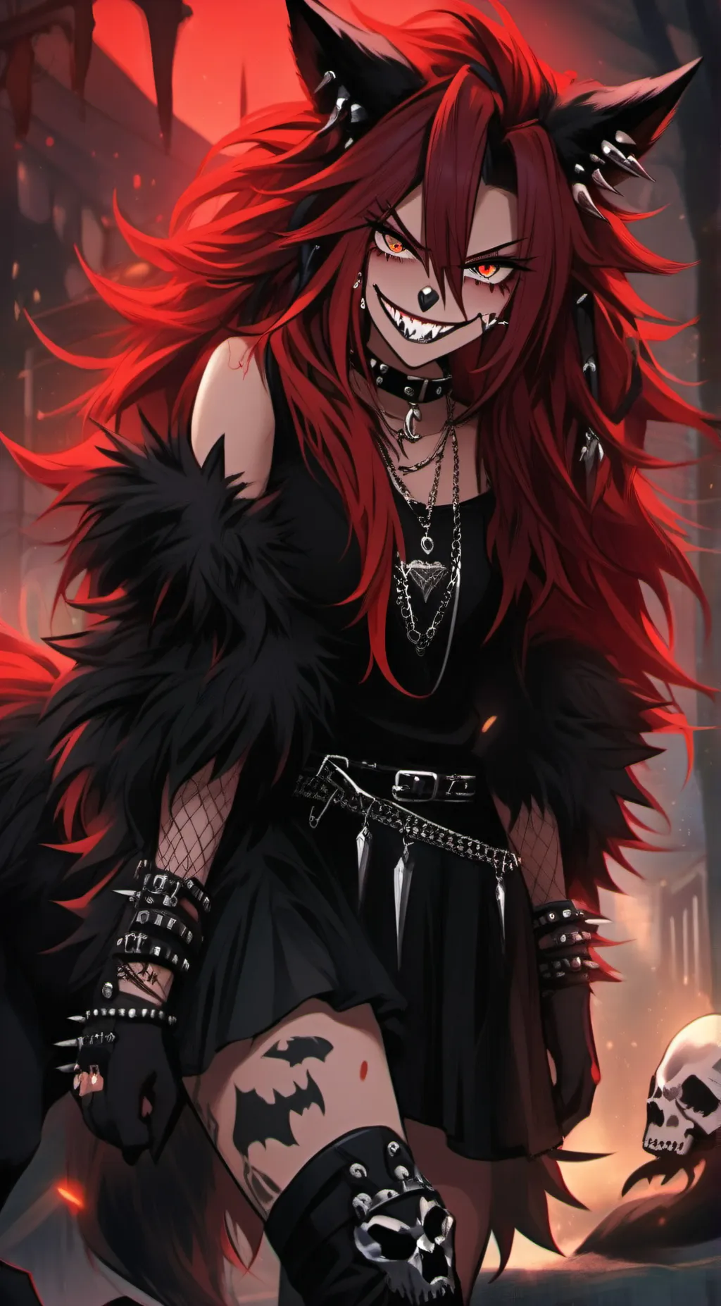 ai character: Hella background